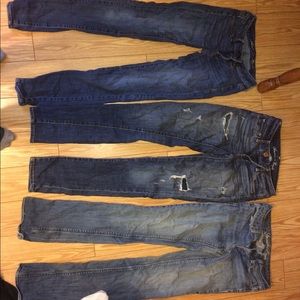 High rise, skinny jeans